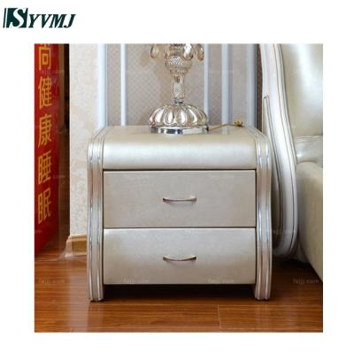 China Leather Storage Drawer Hotel Bedside Good Looking Furniture for sale