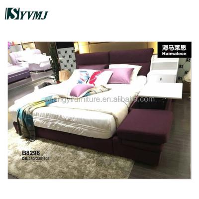 China Soft European Style Bed Home Furniture Rococo Bed Set Reproduction Antique Furniture for sale