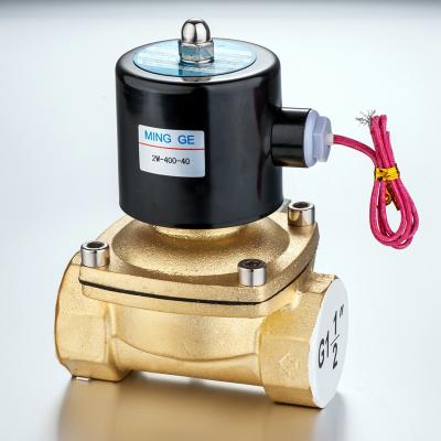 China General MGPC MINGGE 1-1/2 Inch Water Solenoid Valve 2W400-40 2W-400-40 for sale