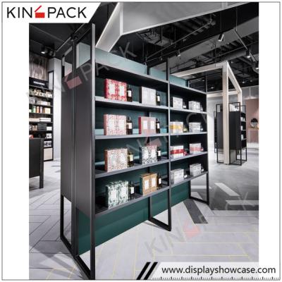 China Modern and fashion hot sale perfame display storage showcase,cosmetic display furniture design cosmetic retail for sale