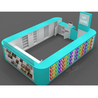 China Modern Design Mobile Phone Accessory Kiosk Modern Fashion Retail Store for sale