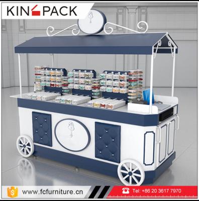 China Modern And Fashion Reliable Quality Customized Candy Kiosk For Retailer for sale