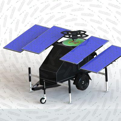 China Steel Drone Charger Solar Charging Dock for sale