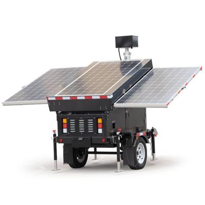 China Industrial Moving Light Portable Led Lighting Tower Construction Site solar trailer for sale