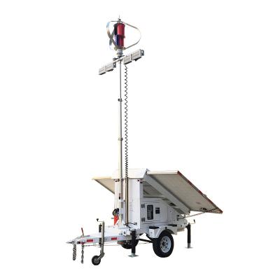 China Gps Industrial Light Tower Vehicle Container Truck Mobile Waterproof Car Tracker Solar Gps Trailer for sale