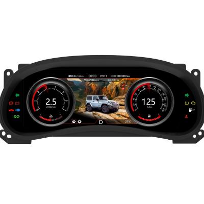 China Android 12.3 Inch Digital Speedmeter GPS Dash Instrument Cluster For JEEP WRANGL-ER Wrangler JK for sale