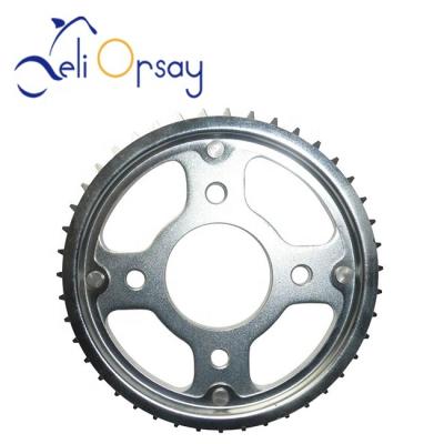 China Hot Seller Steel Motorcycle CG150 TITAN 428-43T Sprocket Parts for sale