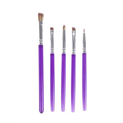 China Sustainable Fondant Tools Cake Decorating Supplies Set 2pcs Cake Decorating Brush Set Flower Powder Brush for sale