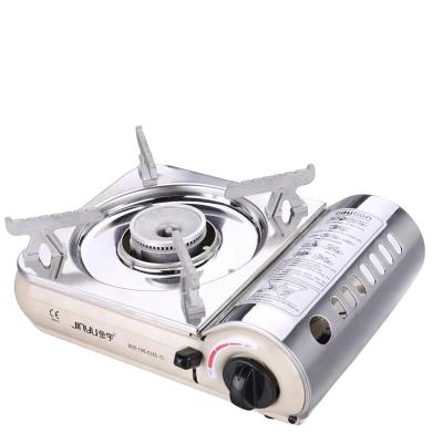 China Easily Cleaned Mini Camping Gas Stove Cooker Butane Gas Other Accessories Stainless Steel Pressure Direct Butane Cast Aluminum 250*205*100mm for sale