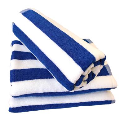 China Sustainable Hotel Bath Towel Set Cotton Beach Towel Thick Quick-drying Unisex Adults Beach Towel for sale