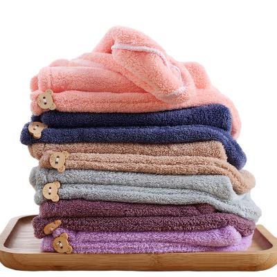 China Viable Dry Hair Microfiber Towel Hair Wrap Turban Bath Shower Head Quick Drying Towel for sale