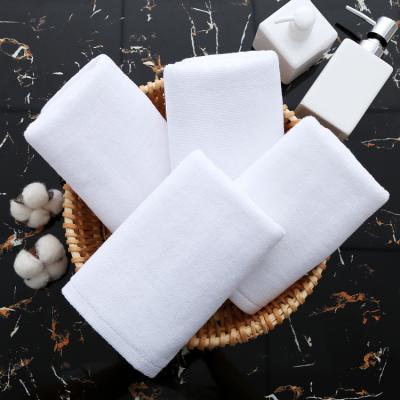 China Customized Sustainable Logo 32 Strand 100% Cotton Towels Hand Face Washcloth Hotel Cotton Bath Towel for sale