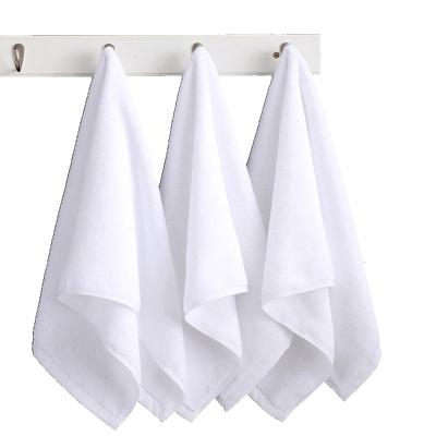 China Sustainable 21 Strand Customized Pure Cotton Fluffy And Soft Swimming Towel Kitchen Towels for sale