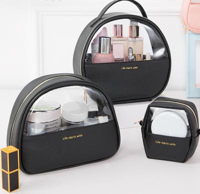 China Fashion Wholesale Custom Small Personalized Holographic Logo PVC Cosmetic Pouch Make Up Bag Beauty Case Makeup Bag Cosmetic Bags for sale