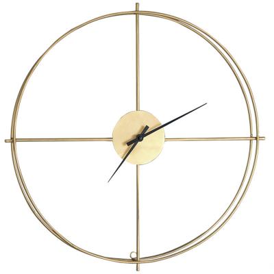 China Europe Home Decorative Metal Effect Custom Wall Clock for sale