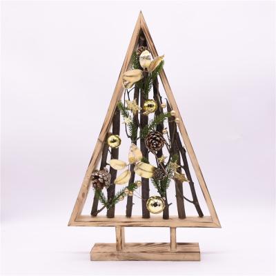 China Wooden Chirstmas Festival Decoration Christmas Decoration Wall Hanging Gifts Christmas Decorations for sale