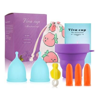 China Wholesale food grade high quality menstrual cup menstrual reusable medical silicone cup D-1 for sale