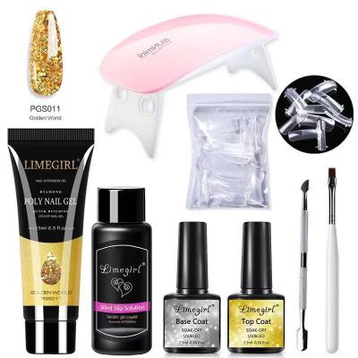 China Finger Nail+foot Nail Art Crystal Extension Gel Set Clean Nail Art Water Tool Kit for sale