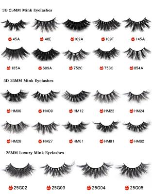 China Mink Eyelashes Hot Sale Natural Soft Soft Natural 3D Mink Eyelashes False 100% Real Mink Eyelashes Handicraft for sale