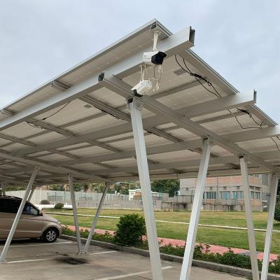 China PV Solar Panel Installation Mibet OEM Solar Panel Parking Rack Bracket PV Parking Racks Structure for sale