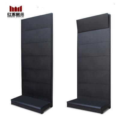 China Hong He's Single Hook Customizable High Quality Multi-Function Double-Sided Metal Tool Display Rack and Double-Sided Hole for sale