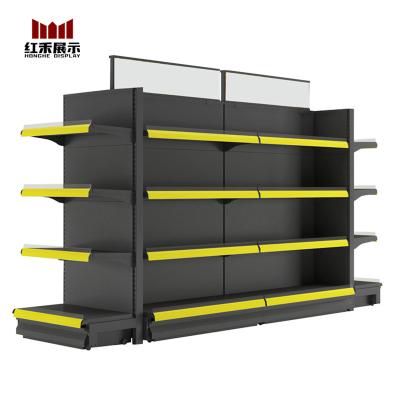 China Hong He Super Market Shelving double-sided liquor store racks super market racks for sale for sale