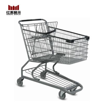 China Unveiling Hong He New Design 80L/100L/120L/160L Shopping Trolley Used In Supermarket for sale