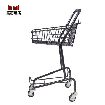 China Unveiling Hong He New Style Superior Quality Powder Shopping Cart Promotion Cart Shop Trolley For Supermarket for sale