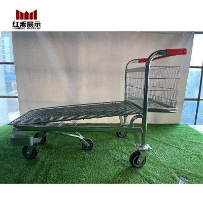 China Four Wheel Factory Price Warehouse Platform Trolley Heavy Duty Logistic Cargo Truck Carry Cart Five Wheels for sale