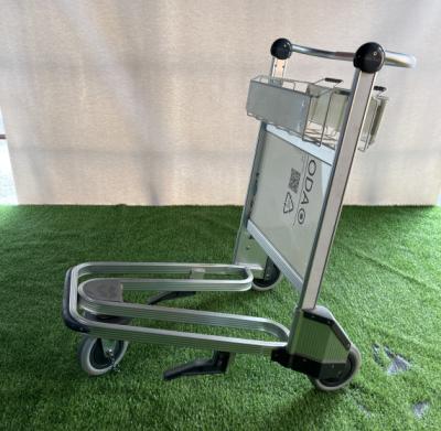 China Four Wheel Airport Trolley Cargo Platform Logistic Truck Carry Trolley for sale