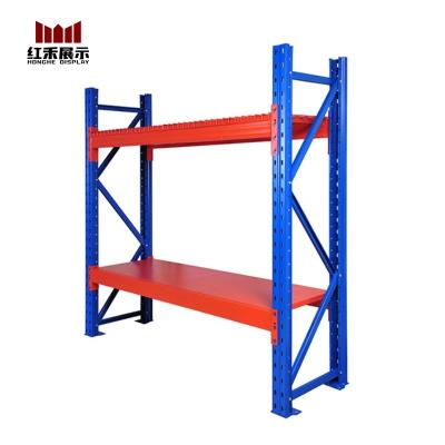 China Hong He Warehouse Heavy Duty Eco-friendly Storage Rack Adjustable Heavy Duty Assemble Storage Pallet Rack Cheap Warehouse Shelves Rack for sale