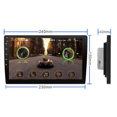 China Universal 10 Touch Screen 9inch 1din 2din Android10.1 Car Radio Autostereo MP5 DVD Player Single Multimedia Entertainment System for sale