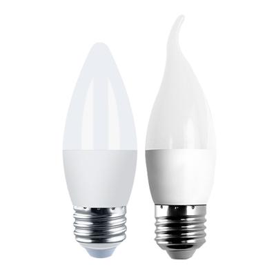 China Indoor LED Lighting LED light Candle Bulb Light 9W E14 E27 Base Flame Bulb 85-265V for housing for sale