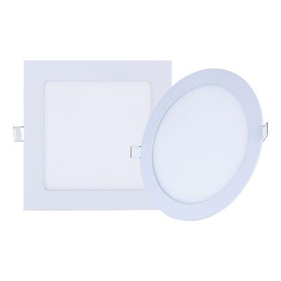 China Indoor LED Lighting High Lumen  Clean Room Recessed SMD Light 12W Square LED Ceiling Panel Lighting for sale