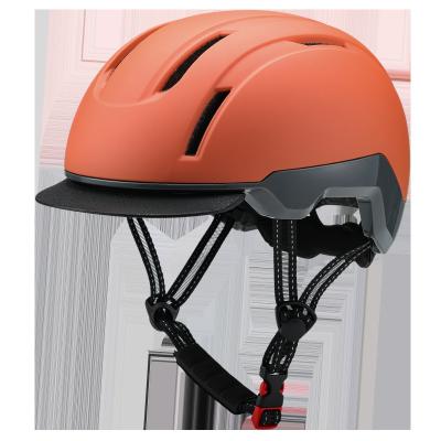 China Durable Lightweight Safety Bicycle Recycling Helmet With Sun Visor City Sport Mountain Helmet For Bike Bicycle Cycling Unisex Custom Helmet for sale