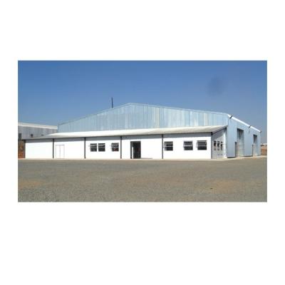 China Structural Steel Fabricated Industrial Light House Construction / Metal Steel Frame Workshop / Prefab Warehouse Price for sale