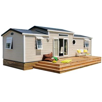 China Modern-Prefab-Mobile 6 Bedroom Summer Cabin Homes Price Steel House New Design Modern Modular Garden for sale