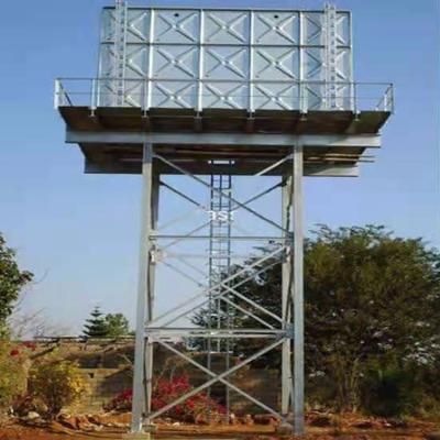 중국 Sight Part Steel Structure Water Tower Tank For Sale 판매용