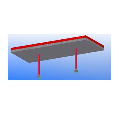 중국 Steel Fabricated House Low Cost Of Gas Station Canopy Metal Roof For Gasoline Fuel Station Outdoor Use 판매용