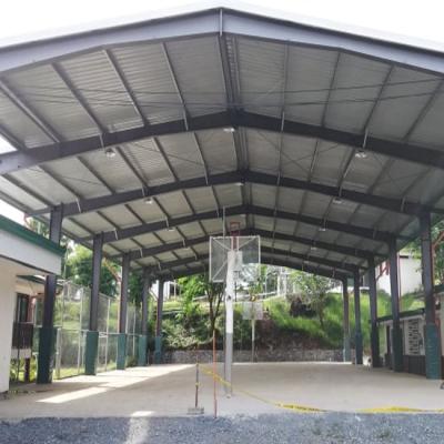 China Outdoor View Piece Steel Frame Portable Basketball Court On Sale for sale