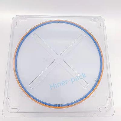 China ODM Flex Frame 12 Zoll Single Silicon Wafer Box PET-Material ROHS-konform verwendet in Wafer Fab zu verkaufen