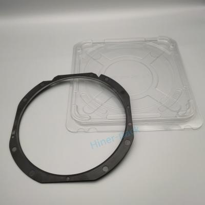 China Compact siliconen wafer drager doos Vierkante PS materiaal Te koop