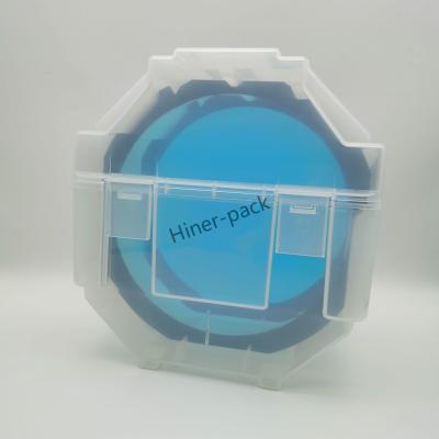 China 8 Inch Wafer Cassette Carrier Storage Box Semitransparent PP Material Use In Wafer Fab for sale