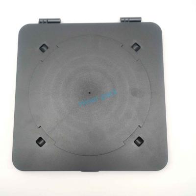 China 8 Inch PC Material Black Single Wafer Shipper Box With Hoop Ring Suitable For Wafer Fab for sale