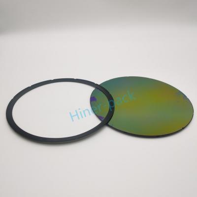 China 8 inch separator ringen zwart PP materiaal wafers Accessoires gebruikt voor halfgeleider veld Te koop