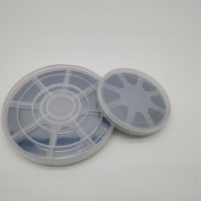 China Beveiligde Single Wafer Placement Base Lid Spring Set Polypropyleen Clear 1pcs Shipper Box Te koop