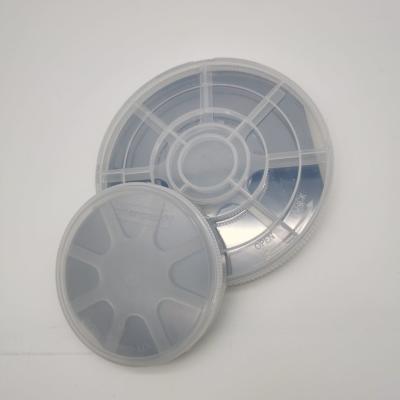 China Transparent Polypropylene Coin Wafer Shipper With Base Spring Top SGS Compliant for sale