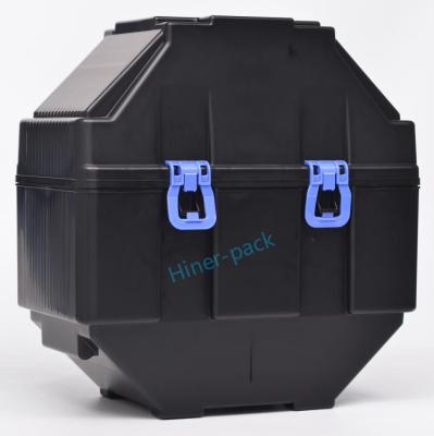 China Para fácil transporte y almacenamiento de 12 pulgadas Black ESD Wafer Flex Box en venta