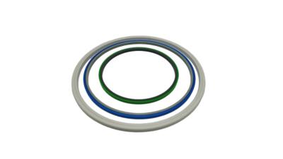 China Grey And Blue Wafer Hoop Ring Widely Used For Durable Fastening In Industrial Settings Te koop