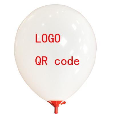 China Toy Wedding Decoration Promotional Cartoon Balloon Printing Custom Logo QR Code DIY Advertising Balloon for sale